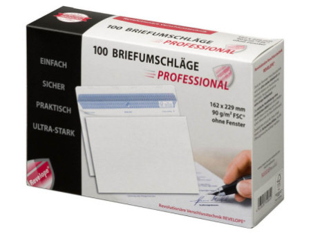 MAILmedia Enveloppe REVELOPE, C5, sans fenêtre