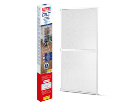 tesa Moustiquaire pour porte ALU FALT, blanc