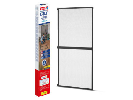 tesa Moustiquaire pour porte ALU FALT, anthracite