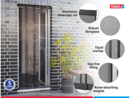 tesa Lamelles pour porte PREMIUM, 0,95 m x 2,20 m