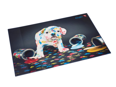Läufer Sous-main 'chien multicoloré', 400 x 530 mm