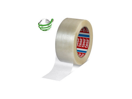 tesapack Ruban adhésif d'emballage 60418, PET, 50 mm x 132 m