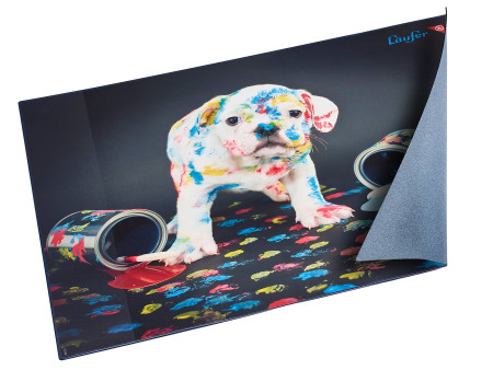 Läufer Sous-main 'chien multicoloré', 400 x 530 mm