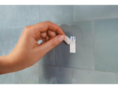tesa Crochet Powerstrips WIRED HOOK SMALL, blanc