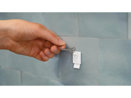 tesa Crochet Powerstrips WIRED HOOK SMALL, blanc