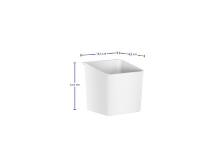 tesa KITCHEN Pot pour herbes aromatiques, blanc