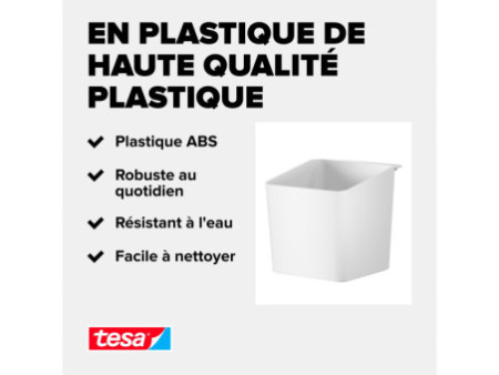 tesa KITCHEN Pot pour herbes aromatiques, blanc
