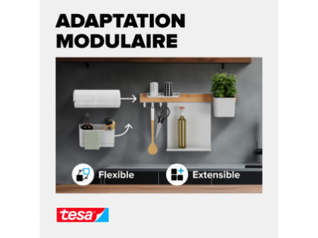 tesa KITCHEN Kit combi S, 6 pièces, blanc