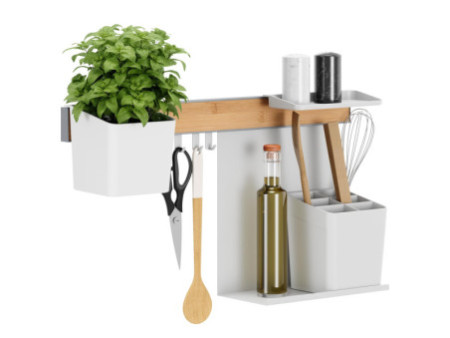 tesa KITCHEN Kit combi M, 7 pièces, blanc