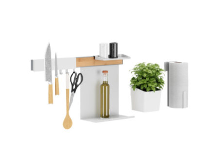 tesa KITCHEN Kit combi L, 8 pièces, blanc