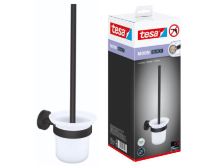tesa Ensemble pour WC MOON BLACK, noir