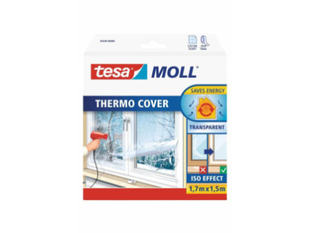 tesa MOLL Film d'isolation THERMO COVER, 1,7 m x 1,5 m