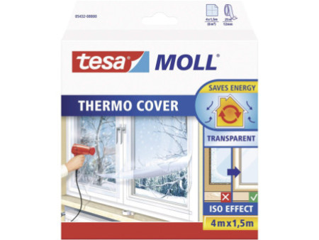 tesa MOLL Film d'isolation THERMO COVER, 4,0 m x 1,5 m