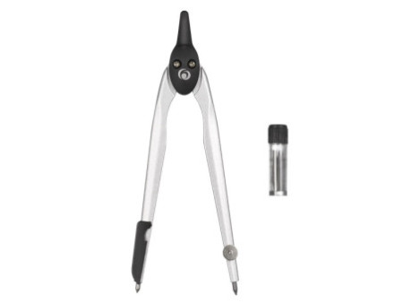 herlitz Boîte de compas 2 pièces, noir