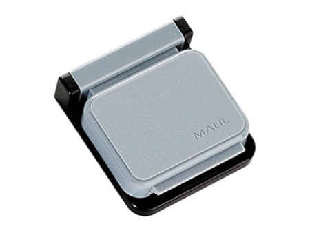 MAUL Clip magnétique S, pour fixer les informations, gris