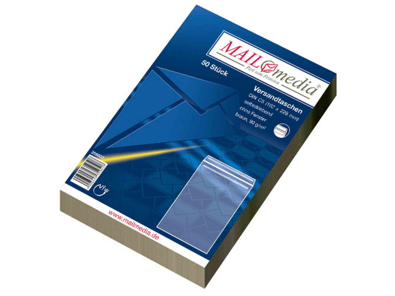 MAILmedia Pochette d'expédition, C5, kraft marron