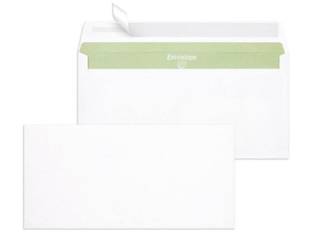 MAILmedia Enveloppe Envirelope, DL, blanc