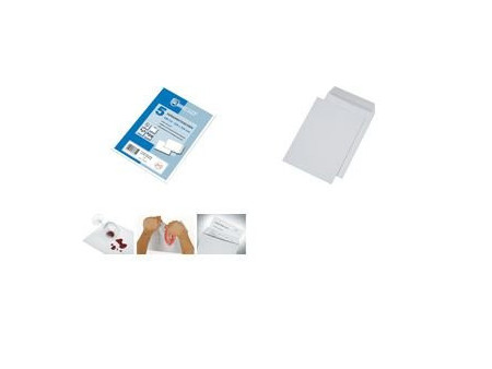 SECURITEX Pochette d'expédition, B5, sans fenêtre, blanc
