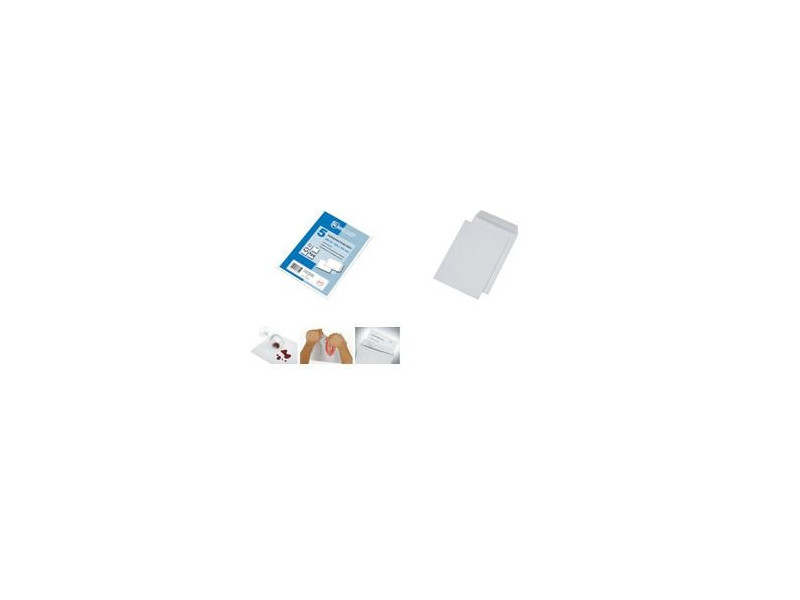 SECURITEX Pochette d'expédition, B5, sans fenêtre, blanc