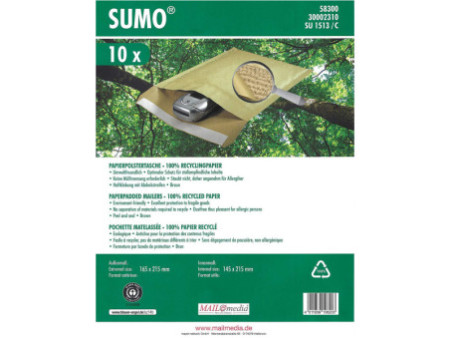 MAILmedia Pochette d'expédition rembourrée en papier SUMO