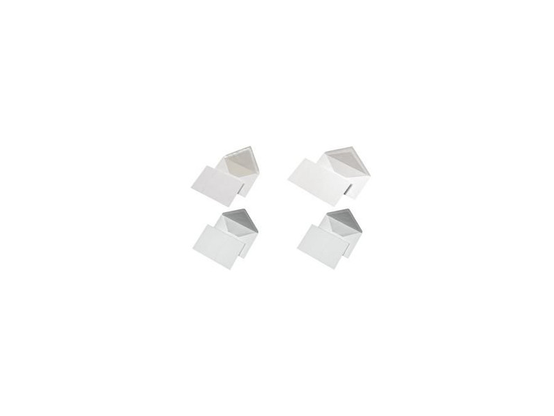 MAILmedia Enveloppe, rembourrage de soie, B6, blanc