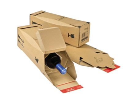 ColomPac Carton d'expédition pour bouteilles CP181, pour 1