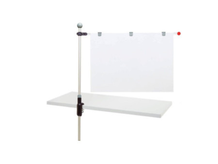 MAUL Porte-plans 'Tischpresenter', gris, avec pince