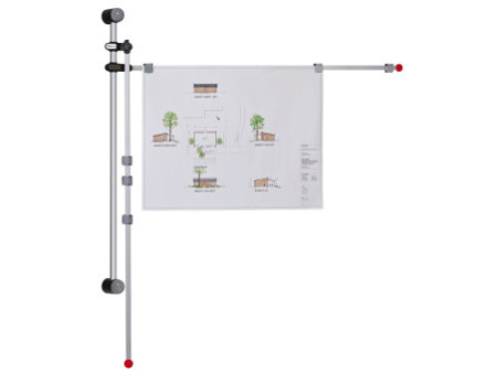 MAUL Porte-plans 'Wandpresenter', gris