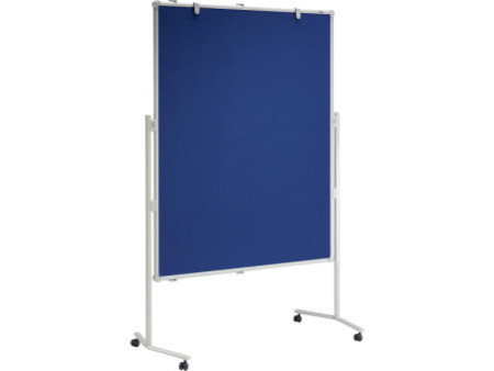 MAUL Tableau d'information, textile, 1.200x1.500mm, bleu