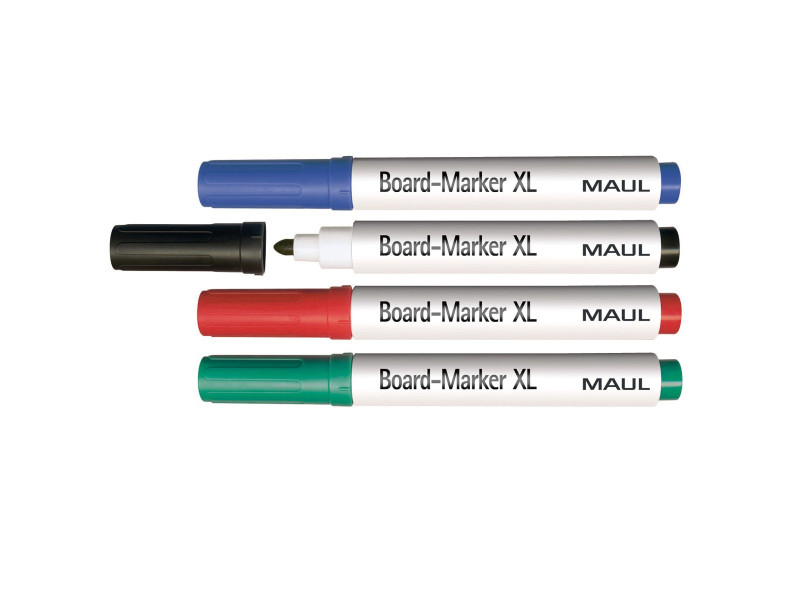 MAUL Marqueur pour tableau, assortis, lot 4, taille XL