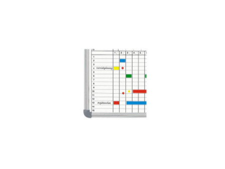MAUL Tableau de planing mensuel/annuel,(L)900x(P)600mm