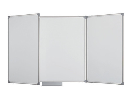 MAUL Tableau Blanc triptyque,(L)1200x(H)1000 mm, gris