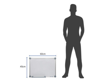 MAUL Tableau mural blanc 2000 MAULpro, (L)600 x (H)450 mm