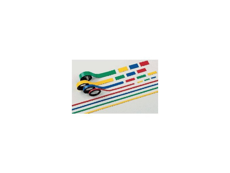 MAUL Bandes magnétiques, (l)5 mm x (L)1.000 mm, jaune