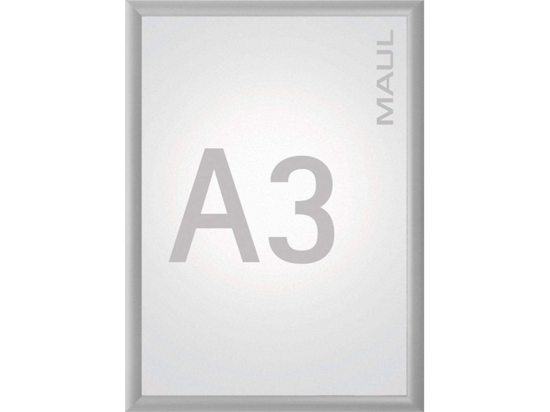 MAUL Cadre pour affiches Standard, A3, cadre en aluminium