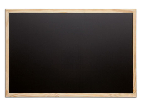 MAUL Tableau avec cadre en bois, (L)400 x (H)300 mm, noir