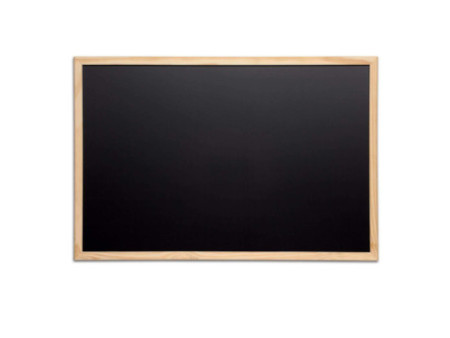 MAUL Tableau avec cadre en bois, (L)600 x (H)400 mm, noir