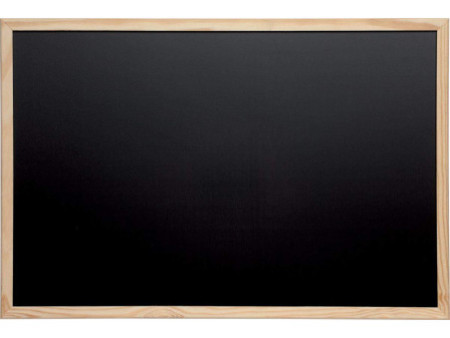 MAUL Tableau avec cadre en bois, (L)800 x (H)600 mm, noir