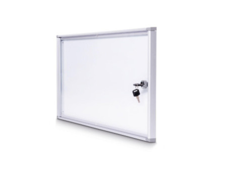MAUL Vitrine d'affichage MAULextraslim, 3 x A4, aluminium