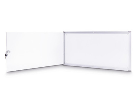 MAUL Vitrine d'affichage MAULextraslim, 3 x A4, aluminium