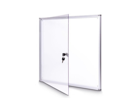 MAUL Vitrine d'affichage MAULextraslim, 6 x A4, aluminium