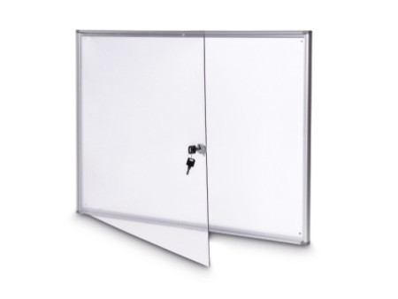 MAUL Vitrine d'affichage MAULextraslim, 8 x A4, aluminium