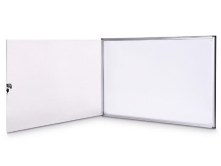 MAUL Vitrine d'affichage MAULextraslim, 8 x A4, aluminium