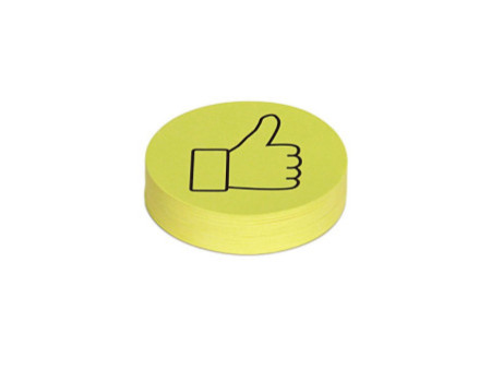 MAUL Carte de présentation pouce, 150 g/m2, jaune