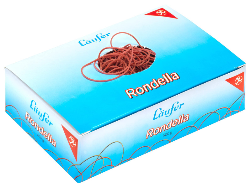 Läufer Bracelets élastiques RONDELLA, 100 mm, 500 g, rouge