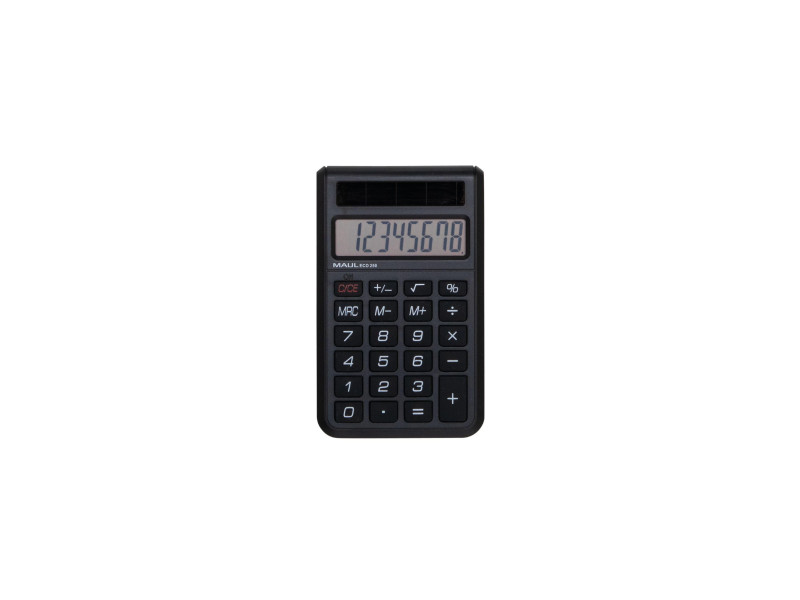 MAUL Calculatrice de poche ECO 250, 8 chiffres, noir