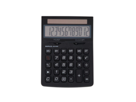 MAUL Calculatrice de bureau ECO 850, 12 chiffres, noir