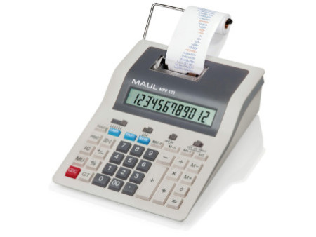MAUL Calculatrice imprimante MPP123, gris