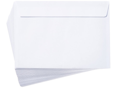 herlitz Enveloppe, format C6, sans fenêtre, blanc