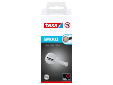tesa Support pour rouleau WC de rechange SMOOZ, chromé